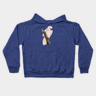 Salmon-crested cockatoo Kids Hoodie